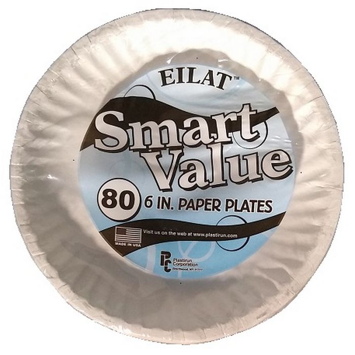 6 inch Paper PlatesÂ  80 Count