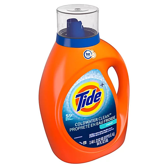 TIDE DETERGENT LIQUID COLD WATER 84oz