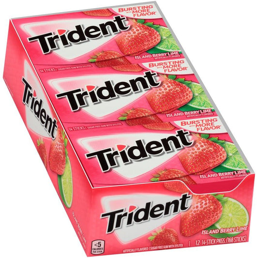 TRIDENT GUM ISLAND BERRY 12ct