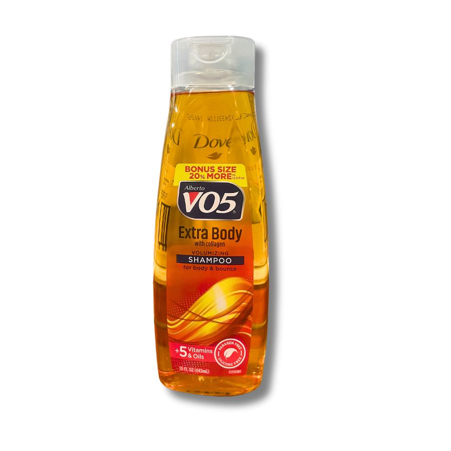 Alberto VO5 Extra Body with Collagen Volumizing Shampoo Bonus Size, 15 fl oz