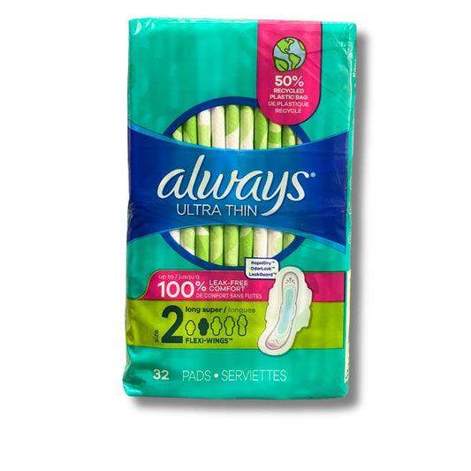 ALWAYS Ultra Thin size #2 3 packs of 32ct