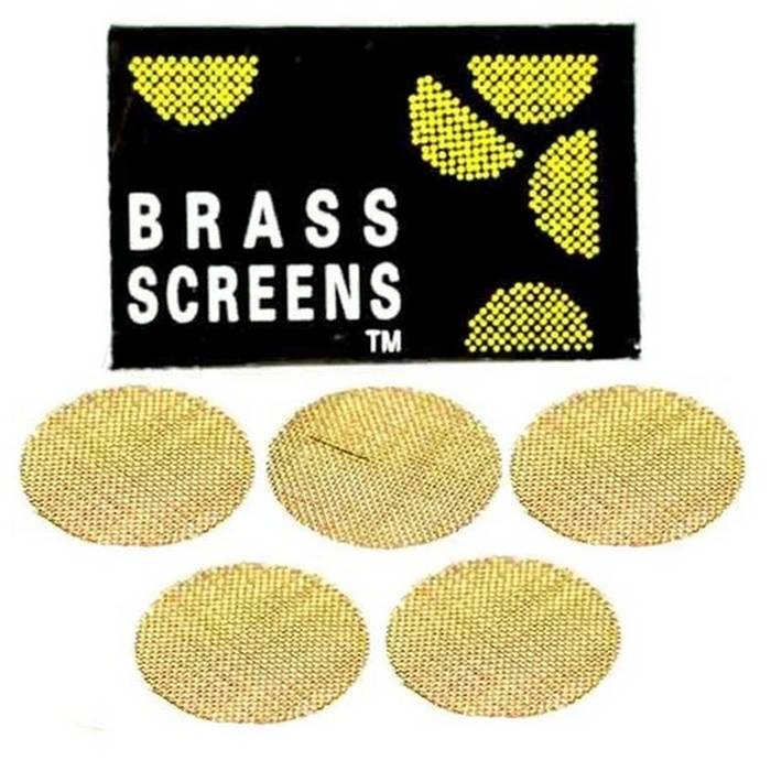 PIPE SCREENS BRASS 5 Pack