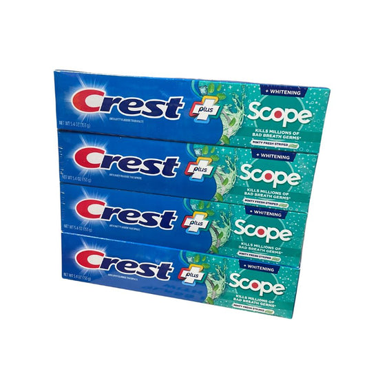CREST Plus ToothPaste 5.4oz Whitening Scope