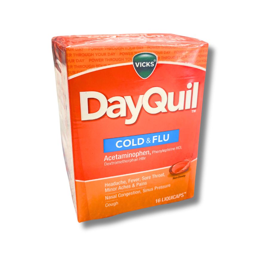 VICKS  DAYQUIL COLD & FLU LIQUIDCAPS 16CT