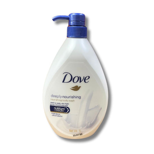 DOVE go fresh BODY WASH 33.8Oz/1Liter W/Pump Deeply Nourishing