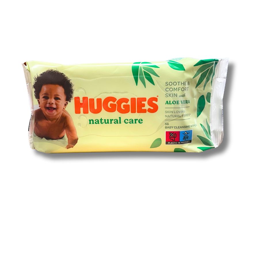 HUGGIES NATURAL CARE BABY WIPES 56/10ct Pack