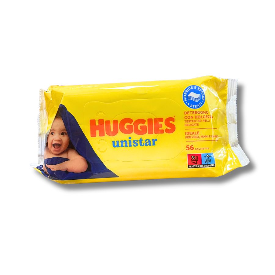 HUGGIES UNISTER BABY WIPES 56/10ct Pack