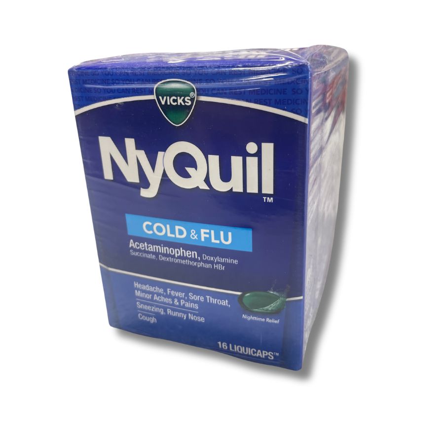 VICKS  NYQUIL COLD & FLU LIQUIDCAPS 16CT