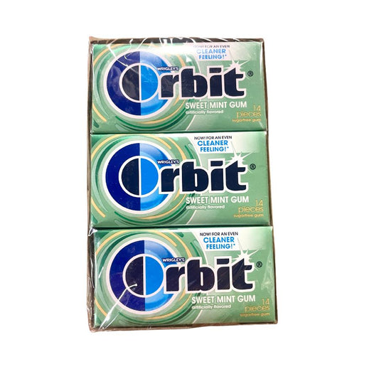 ORBIT SWEET MINT GUM 14pcs