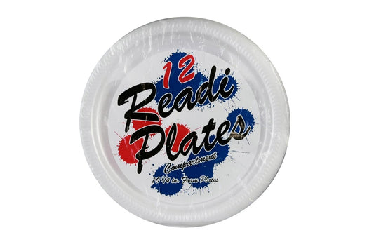 READI FOAM PLATES 48ct (10.25inches) 12/cs