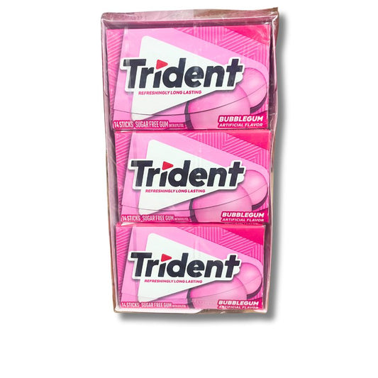 TRIDENT BUBBLE GUM 12CT