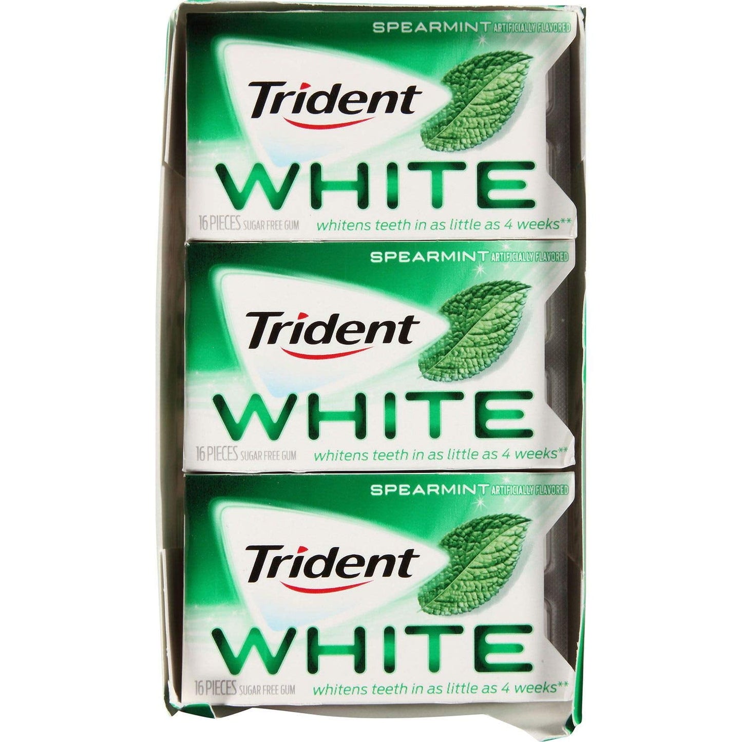 TRIDENT WHITE SPEARMINT 12ct