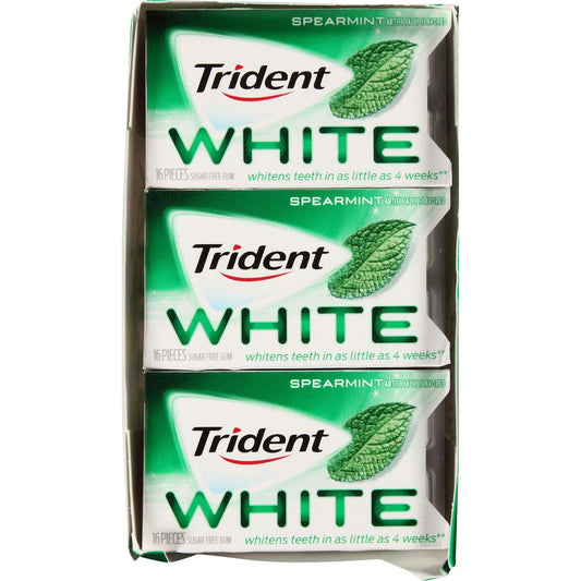 TRIDENT WHITE SPEARMINT 12ct