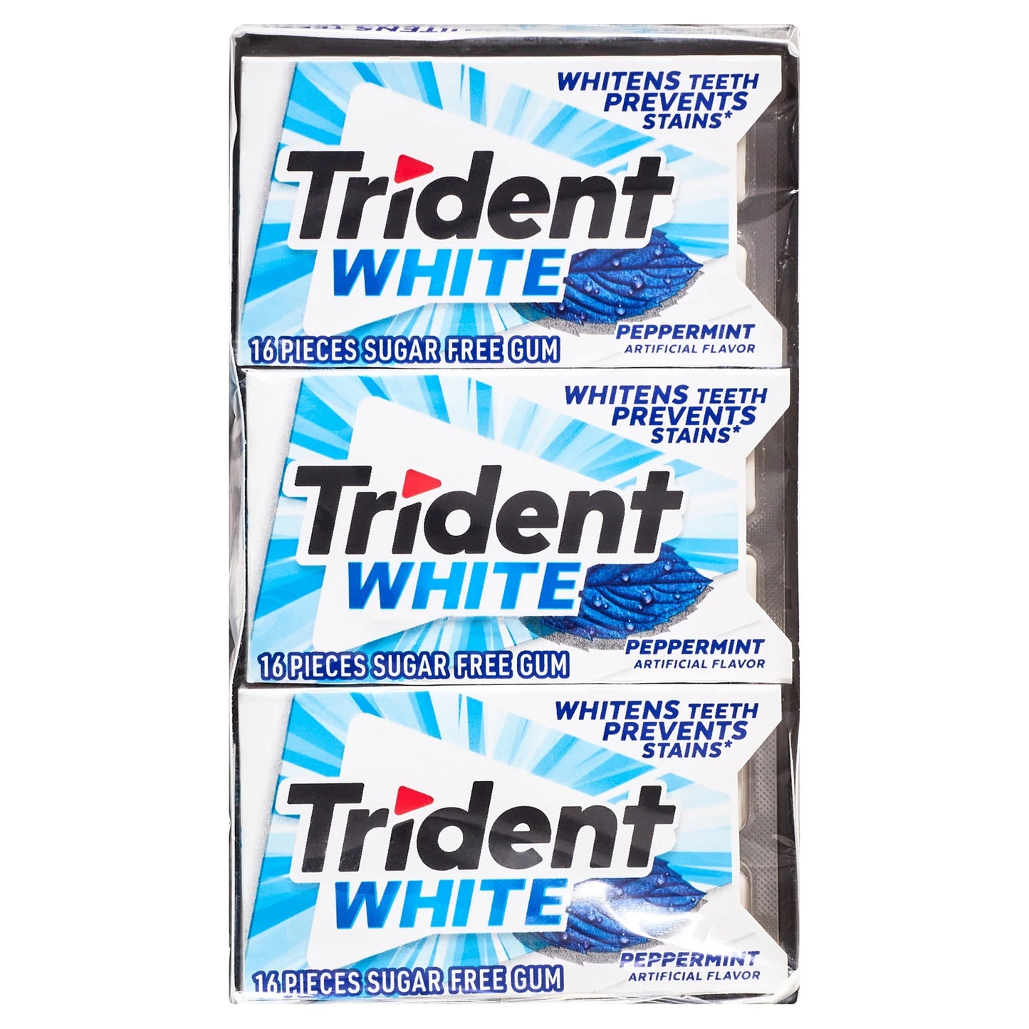 TRIDENT WHITE PEPPERMINT 12ct