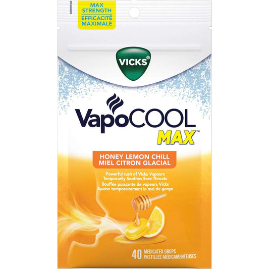 VICKS VAPO COOL DROPS HONEY LEMON